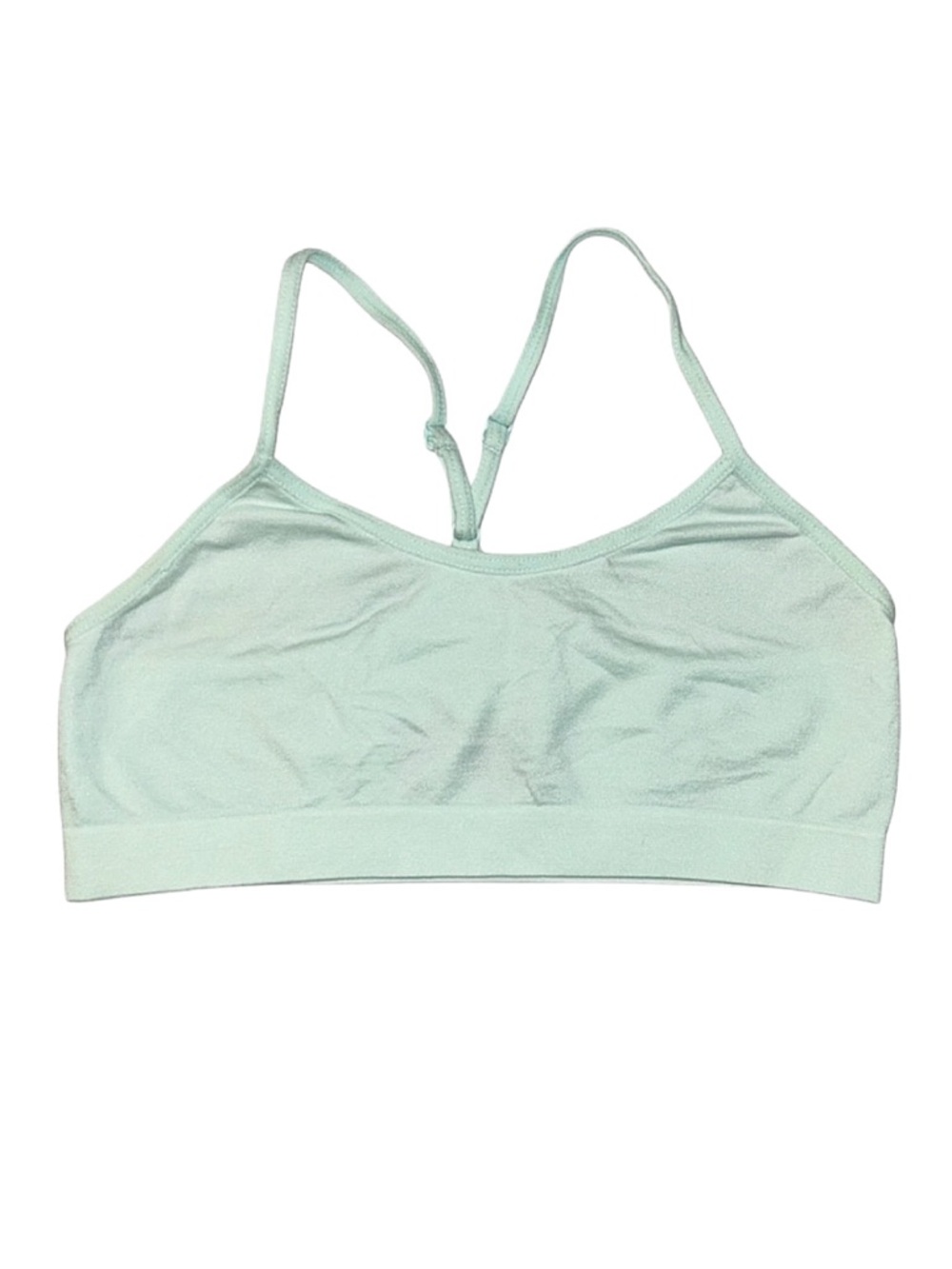 MAIDENFORM Girl's Teal Sports Bra Adjustable Straps Size 32A